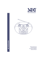 Seg RR 1330 User manual