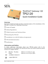 SEH ThinPrint Gateway TPG120 Installation guide