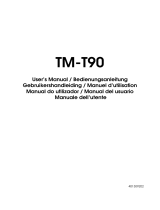 Seiko TM-T90 User manual