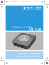 Sennheiser UI 760 User manual
