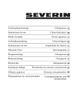 SEVERIN CP 3549 - Owner's manual