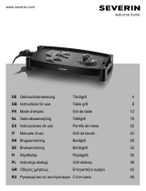 SEVERIN KG2388 GRIL DE TABLE NOIR 2400W TEP Owner's manual