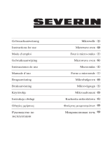 SEVERIN MW 7845 - FOUR A MICRO-ONDES Owner's manual