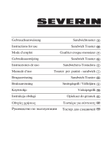 SEVERIN MULTI-SANDWICH-TOASTER SA 2962 - Operating instructions