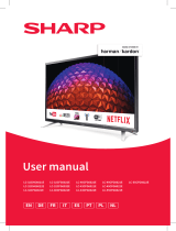 Sharp LC-55CFG6021K User manual