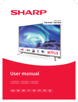 Sharp LC-49CUG8462ES User manual