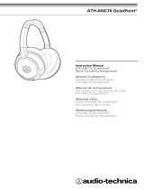 Sharper Image Audio Technica® Noise Cancelling Headphones  Owner's manual