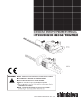 Shindaiwa HT230 User manual