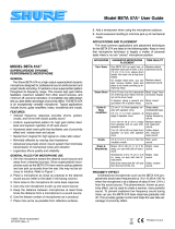 Shure BETA 57A Owner's manual