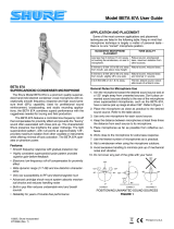 Shure Beta 87A Bundle User manual