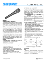 Shure BETA 87C Owner's manual