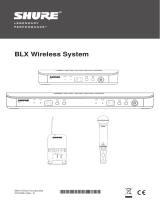 Shure BLX24R/PG58 UHF Wireless System S8 User manual