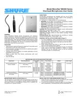 Shure Microflex MX202W/S User manual