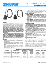 Shure Microflex MX392/C User manual