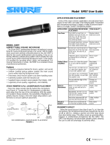 Shure SM57 LC User manual