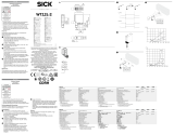 SICK WT12L-2 Photoelectric Proximity Sensor Operating instructions