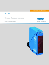 SICK WT34 Compact photoelectric sensors Operating instructions