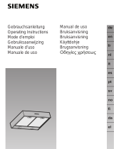 Siemens Built-under cooker hood Owner's manual