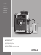 Siemens Fully automatic coffee machine Owner's manual