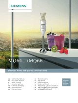 Siemens MQ64010/01 User manual