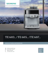 Siemens TE605509DE/05 User manual