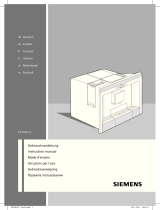 Siemens TK76K573 User manual