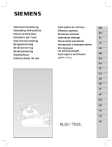 Siemens SL 25 types Owner's manual