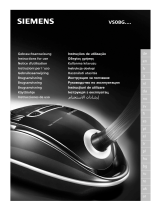 Siemens Vacuum Cleaner User manual