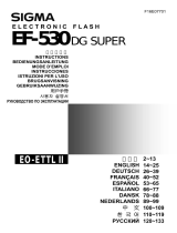 Sigma EF-530 DG SUPER EO-TTL II User manual