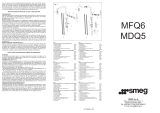Smeg MDQ5-CR User manual