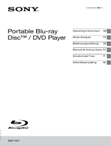 Sony BDP-SX1 Owner's manual