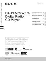 Sony CDX-DAB700U Owner's manual