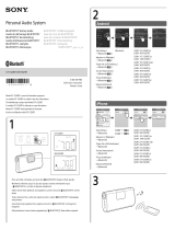 Sony XDR-DS21BT Owner's manual