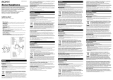 Sony mdr g45lp Owner's manual