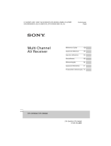 Sony STR-DN860 User guide