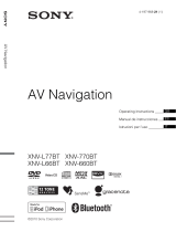 Sony XNV-770BT Owner's manual