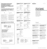 Sony XS-A1025 User manual