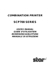 Star Micronics SCP700 User manual