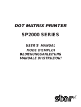 Star Micronics SP2000 User manual