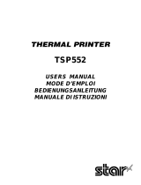 Star Micronics TSP552 User manual