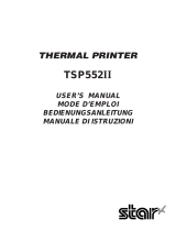 Star Micronics TSP552II User manual