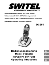 SWITEL DC651 Owner's manual