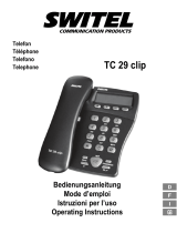 SWITEL TC 29 Clip Owner's manual