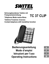 SWITEL TC 37 Clip Owner's manual