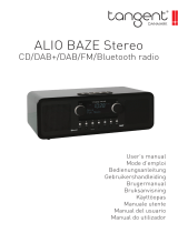 Tangent ALIO BAZE MONO CD/DAB+/FM/BT Walnut User manual