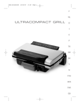 Tefal ULTRACOMPACT GRILL - 03-07 Owner's manual