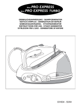 Tefal PRO EXPRESS STEAM GENERATOR Instructions For Use Manual