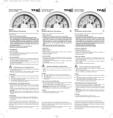 TFA Analogue Bimetall-Maxima-Minima-Thermometer User manual