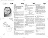 TFA Analogue radio-controlled alarm clock with digital display of seconds User manual