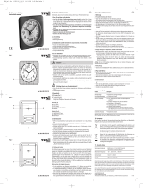 TFA Analogue Radio-Controlled Alarm Clock with Digital Display of Temperature User manual